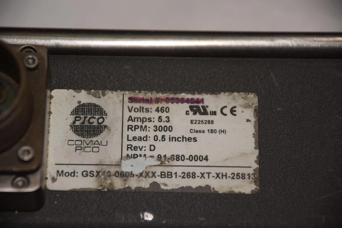 Refurbished PICO GSX40-0605-XXX-BB1-268-XT-XH-25813 Servo Actuator 460V 3000 RPM