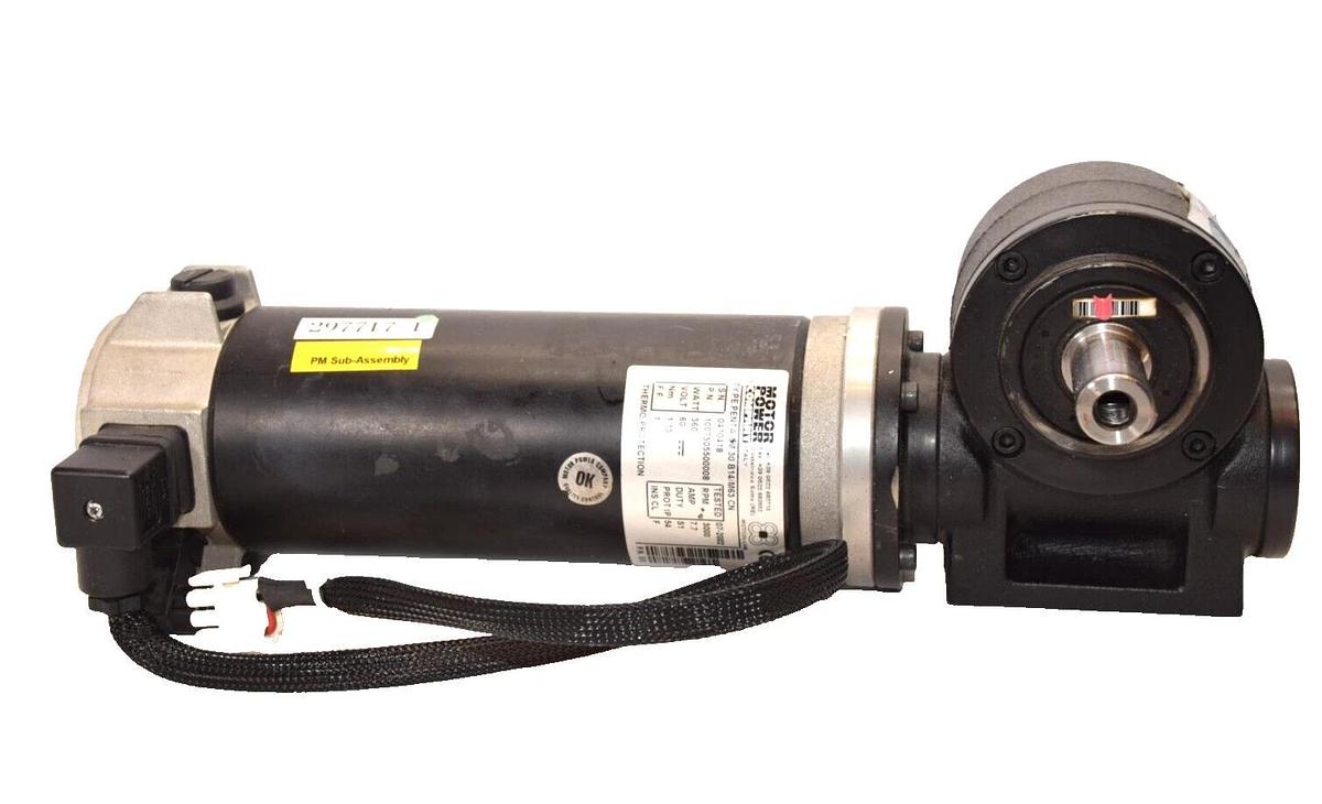 Used MOTOR POWER COMPANY 1007505500008 Drive With BJ GEAR DK-8660 Gearbox Head