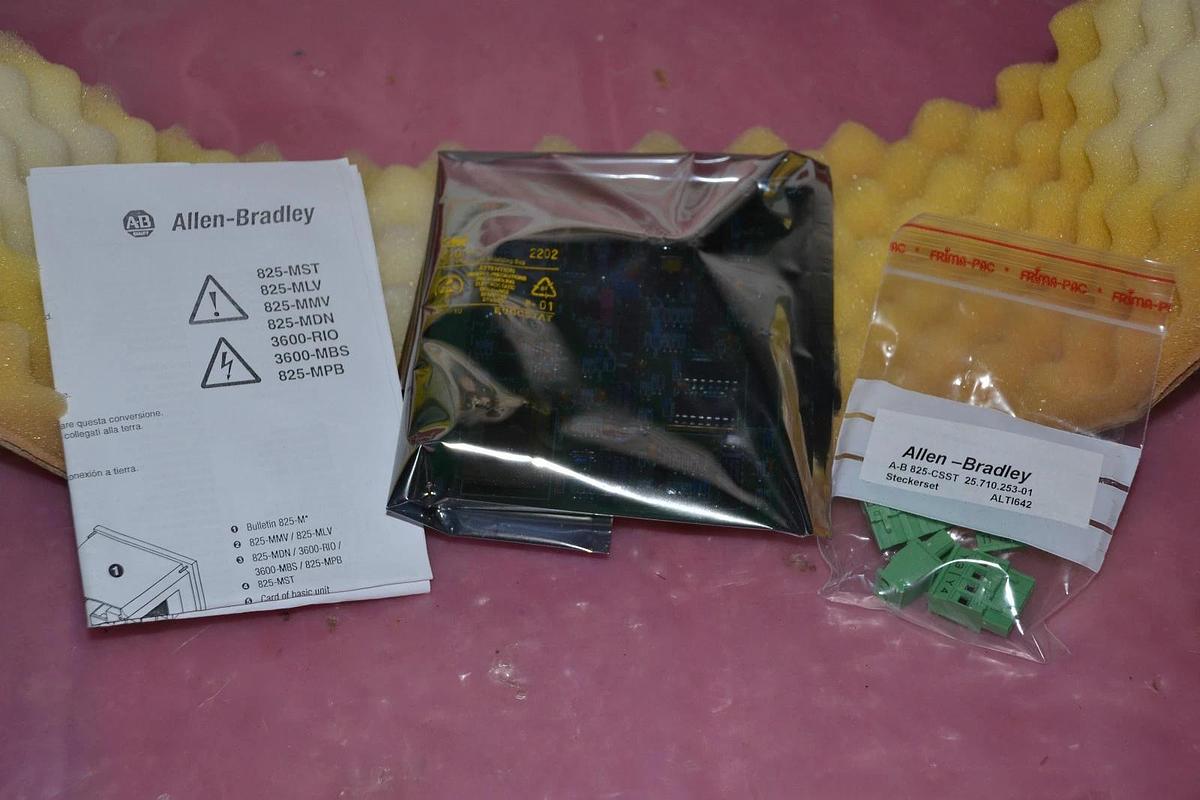 Allen Bradley AB Standard Card 825-MST Ser. A 825MST 825 MST 25.710.203-01 NIB