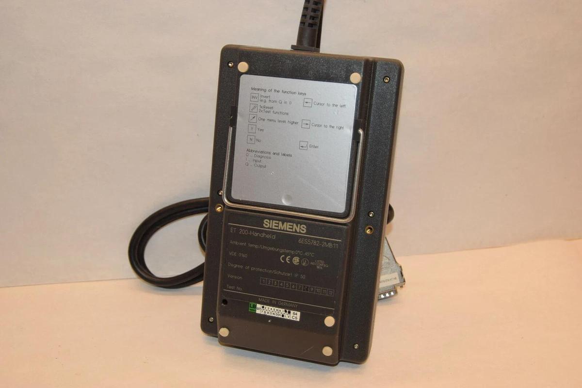 (NEW) SIEMENS ET200-HANDHELD 6ES5782-2MB11 Ver. 8 Handheld ET 200 Programmer