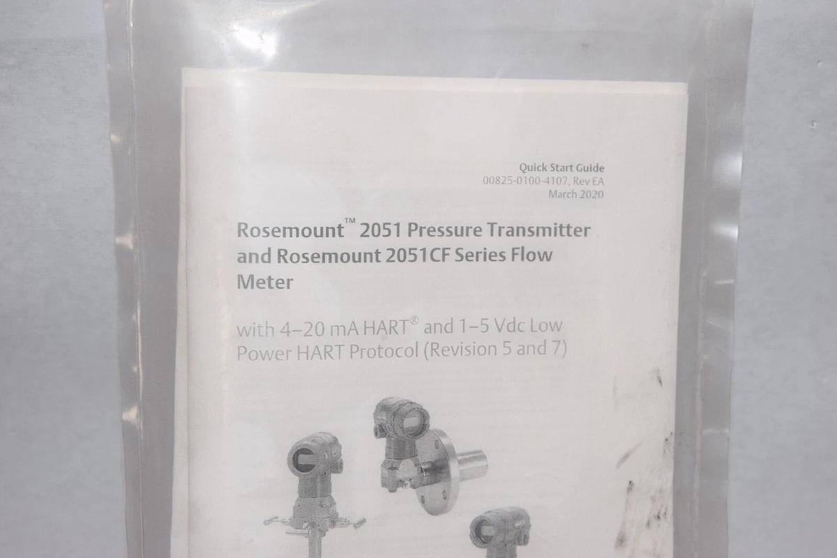 (NEW) ROSEMOUNT 2051CFCDCS080N065032AA1Q4M5 4-20mA Compact Orifice Flow Meter
