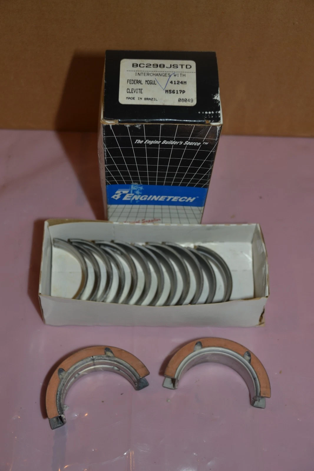 IROC ENGINETECH CHEVY MAIN ROD BEARING BC298J STD BC298JSTD NEW