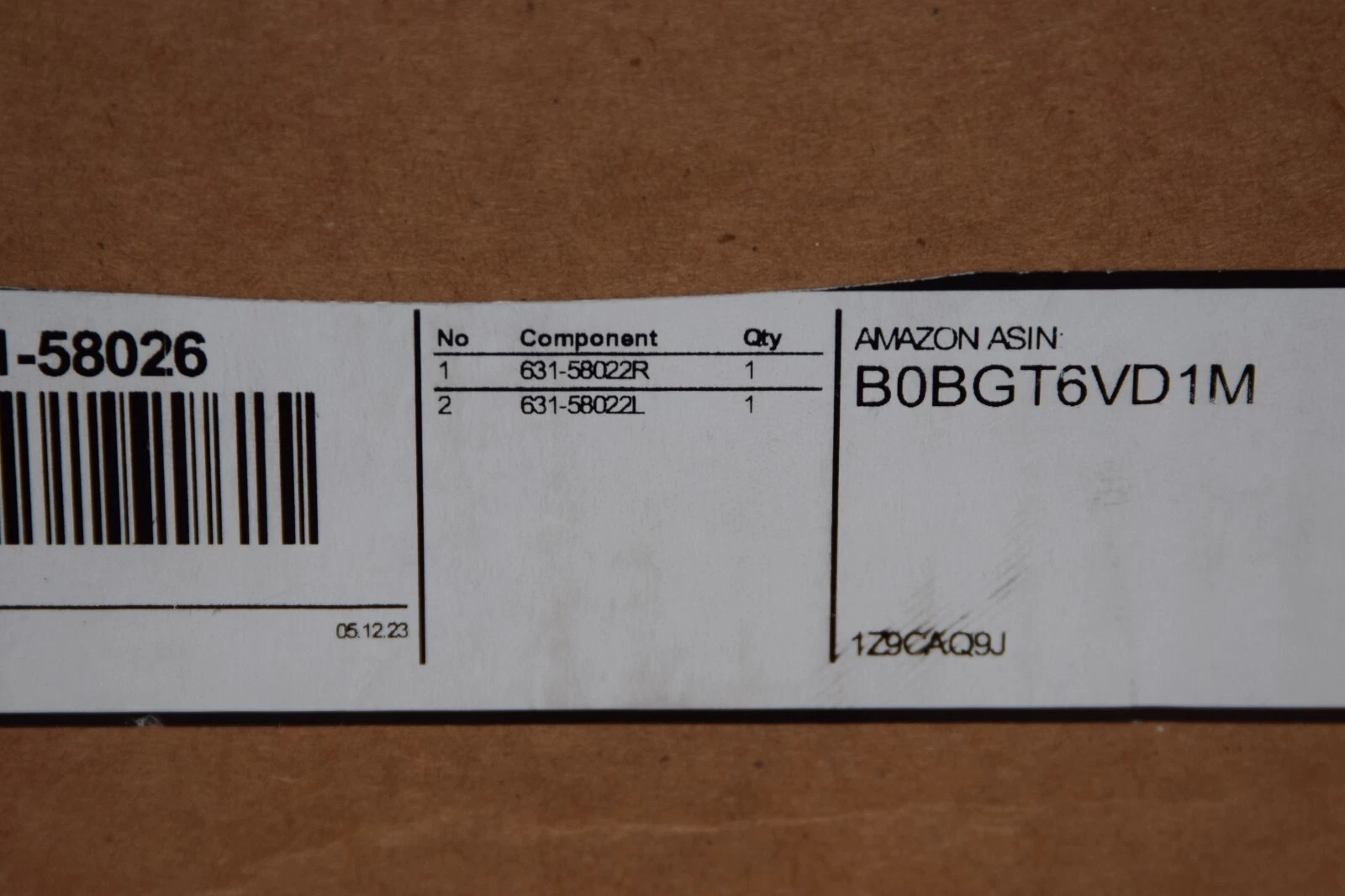 (NEW) R1 CONCEPTS 631-58022R , 631-58022L , B0BGT6VD1M Rear Brake Rotor pair