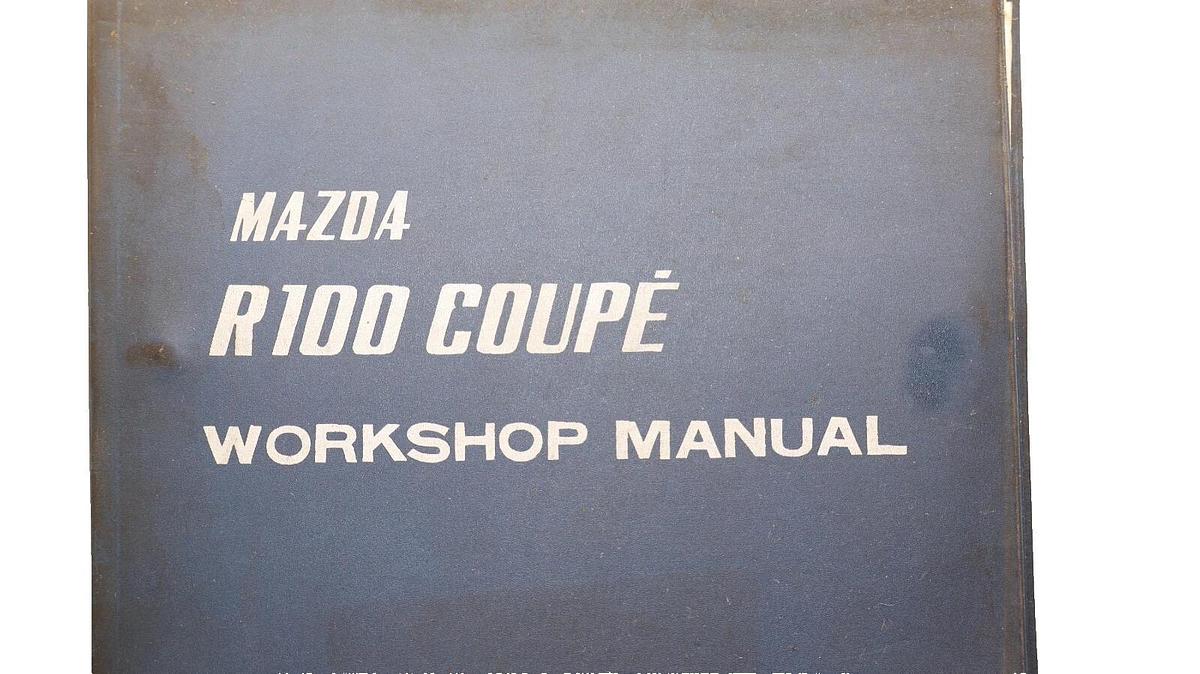Used MAZDA R100 Coupe Workshop Manual