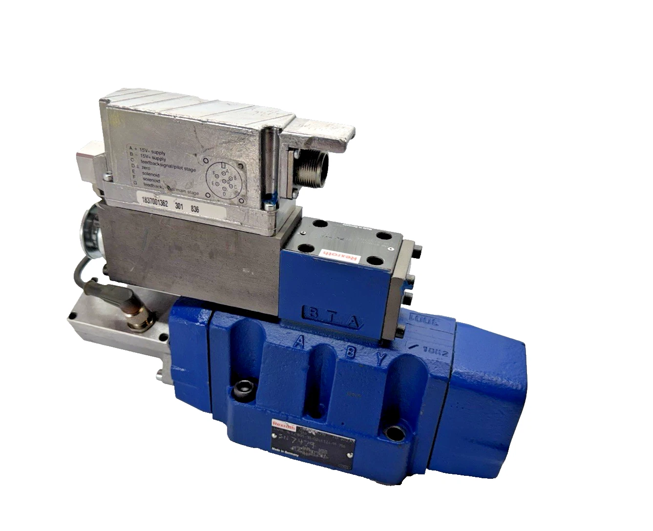 Bosch Rexroth Hydraulic Proportional Valve 4WRL-16-EZ180S-30/G24ETZ4 0811404233