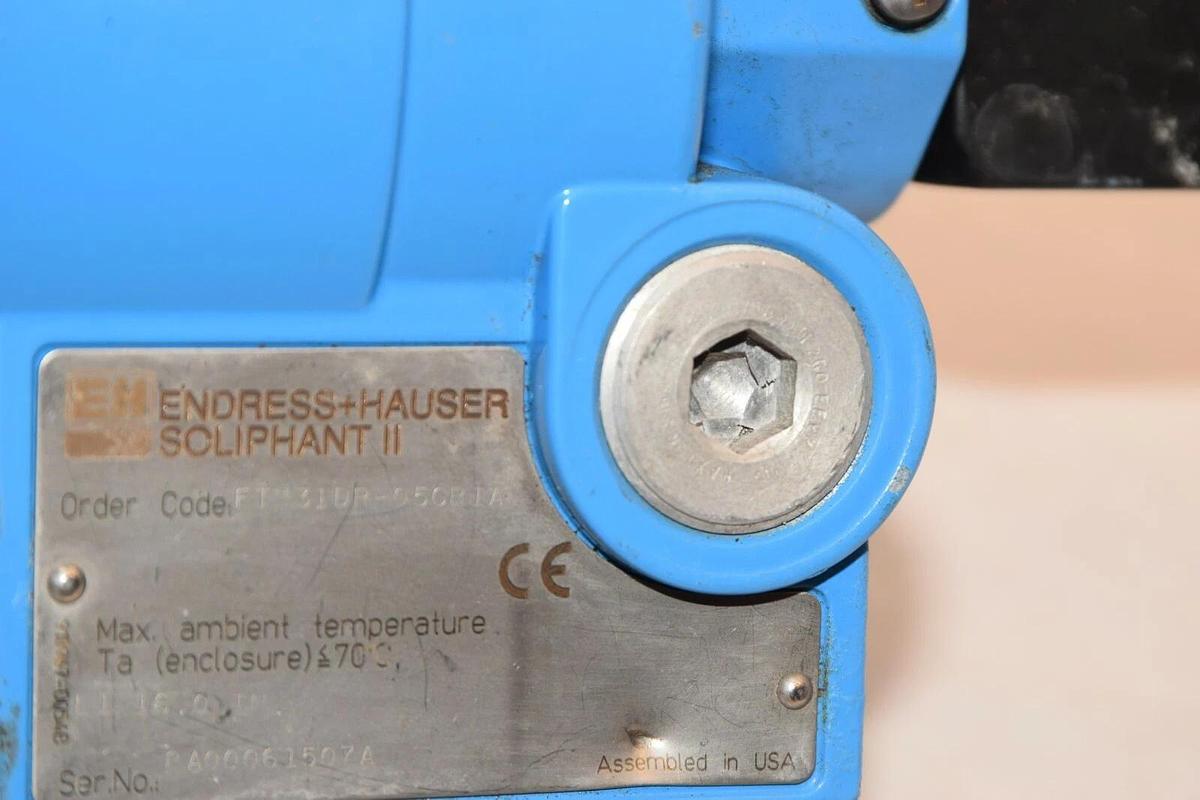 Used ENDRESS + HAUSER FTM31DR-05CB1A FTM 31DR-05CB1A Soliphant II Level Limit Switch