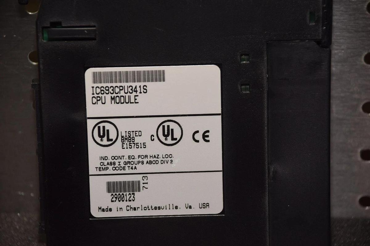 Used GE FANUC IC693CPU341S CPU MODULE
