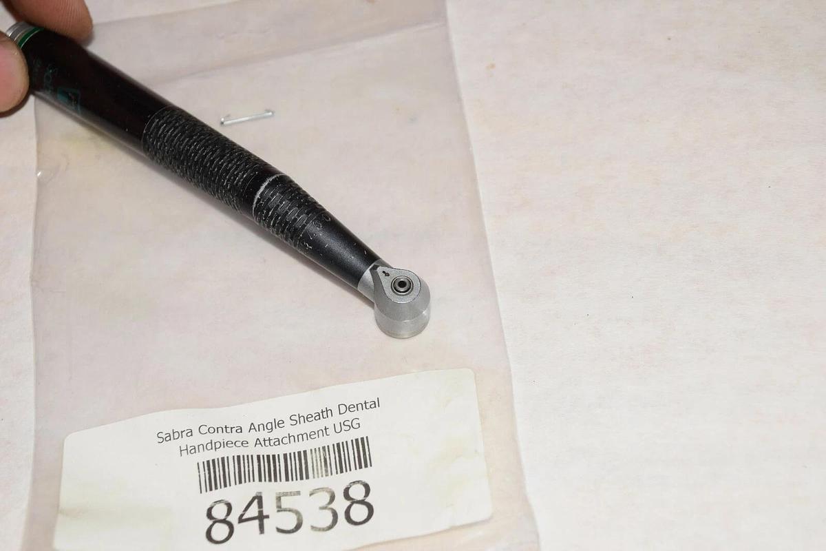 Used SABRA 007673 84539 CONTRA ANGLE SHEATH DENTAL HANDPIECE ATTACHMENT