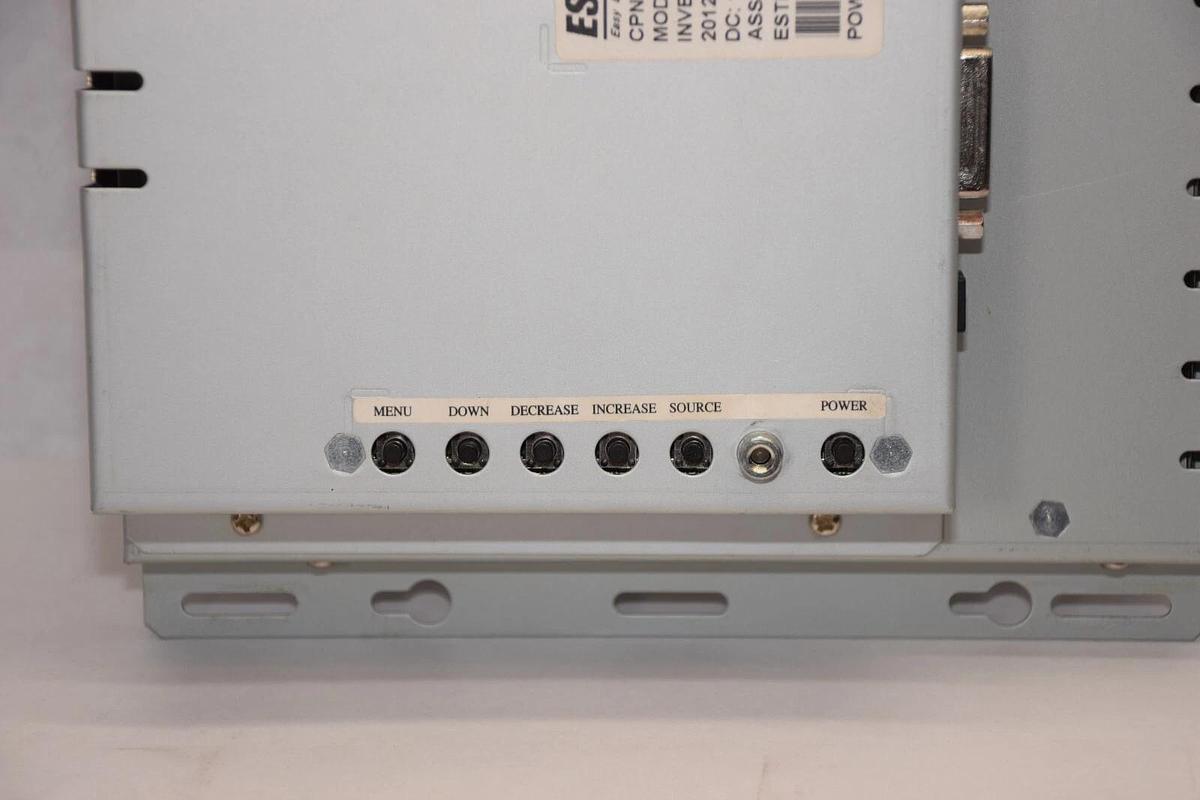 Used ESTECOM GEOA104AU-PD01-DT , 315-0236 Rev 01 10.4" Open Touch Frame Monitor