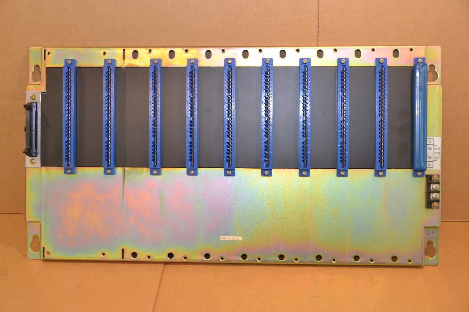 Used Sharp Satellite PLC I/O Rack Chassis Backplane 10 Slot ZW-508KB 508KB