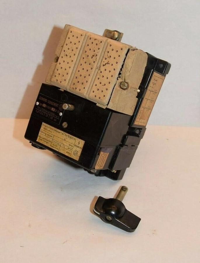 (NEW) SIEMENS Vintage R920III R20XIII25 600Vac Overload Relay