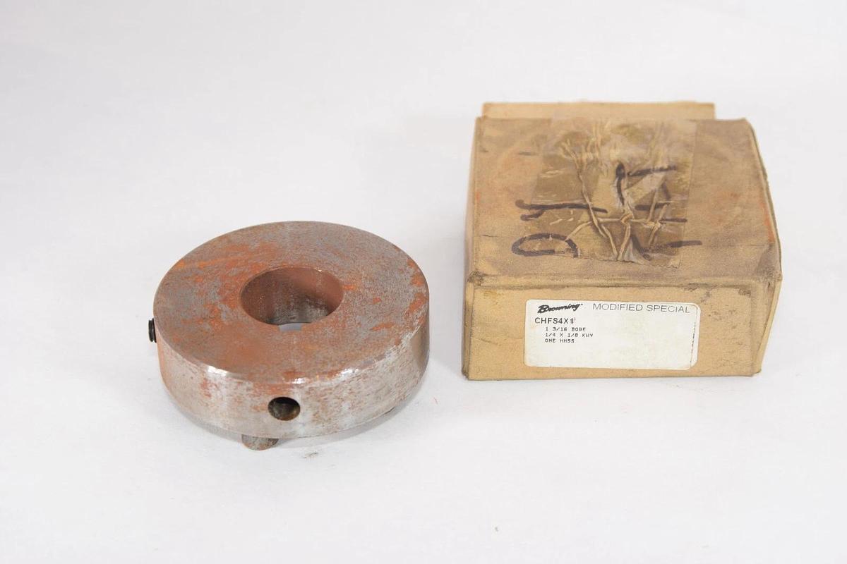 (NEW) BROWNING CHFS4X1 1-3/16" Bore 1/4" x 1/8" Kwy Flex Coupling Hub