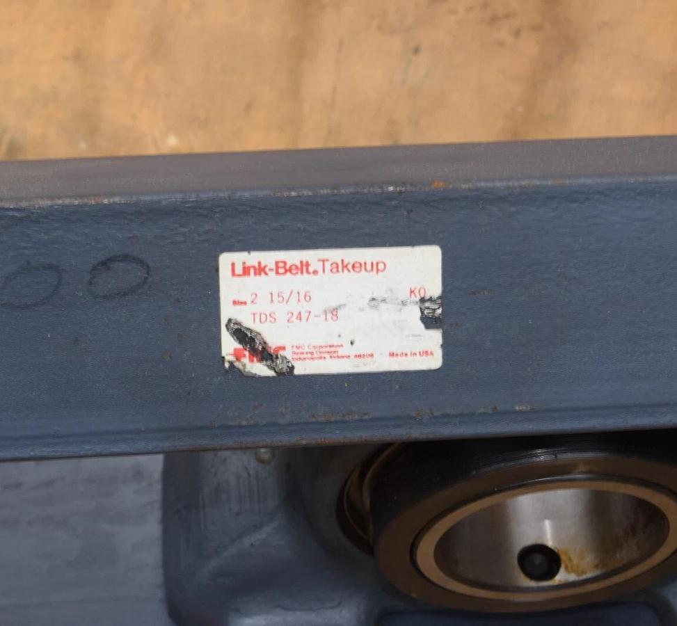 Link-Belt Take-Up 18" Take Up Frame Bearing Kit Assembly TDS-247-18 2-15/16" NOS