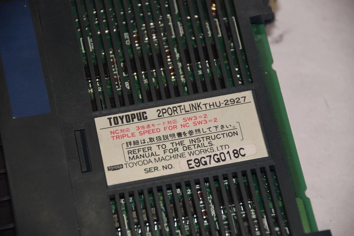 Used TOYODA / TOYOPUG THU-2927 THU2927 2 PORT LINK MODULE