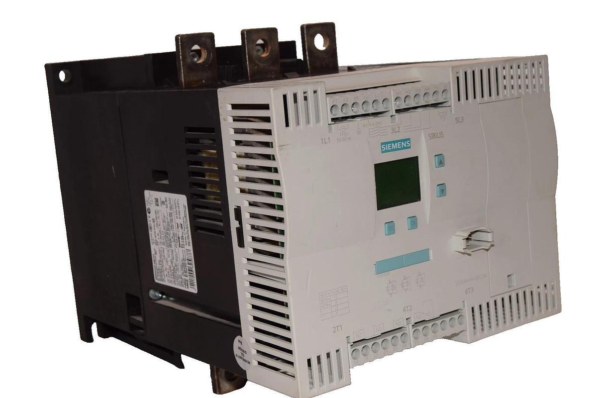 Used Siemens AC Semiconductor Motor Starter 3RW4444-6BC34 SIRIUS 115vac