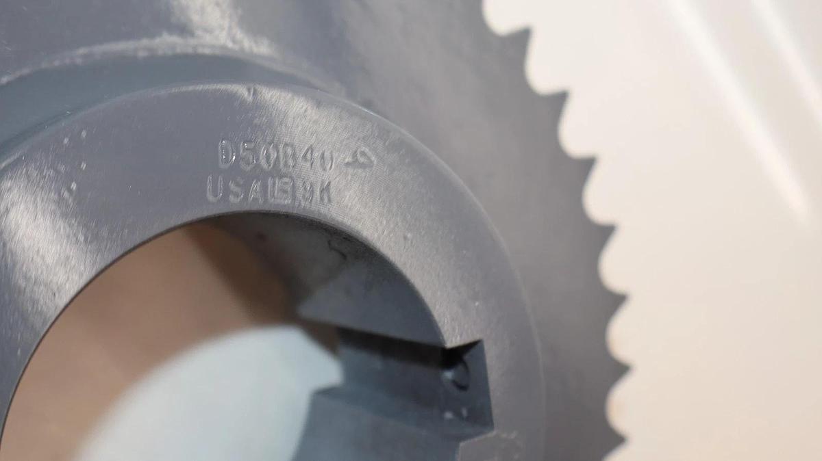 Morse Sprocket D50B40 40 Teeth Double Row Size 50 Chain 2-3/4" Bore (New)
