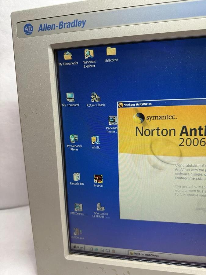 Used ALLEN BRADLEY 6181P-15NP2KH VersaView 1500P Operator interface INTEGRATED SYSTEM