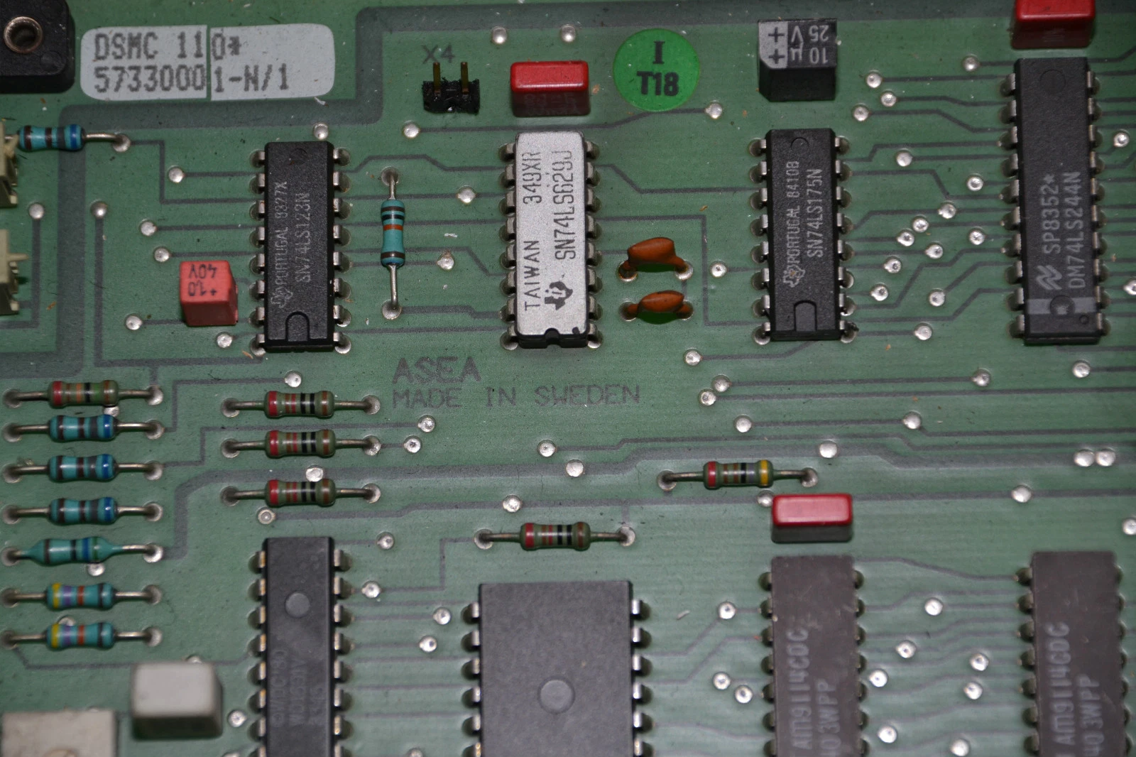 Used ABB ASEA CIRCUIT BOARD CARD DSMC110 DSMC 110 57330001-N/1 2668 180-162/5