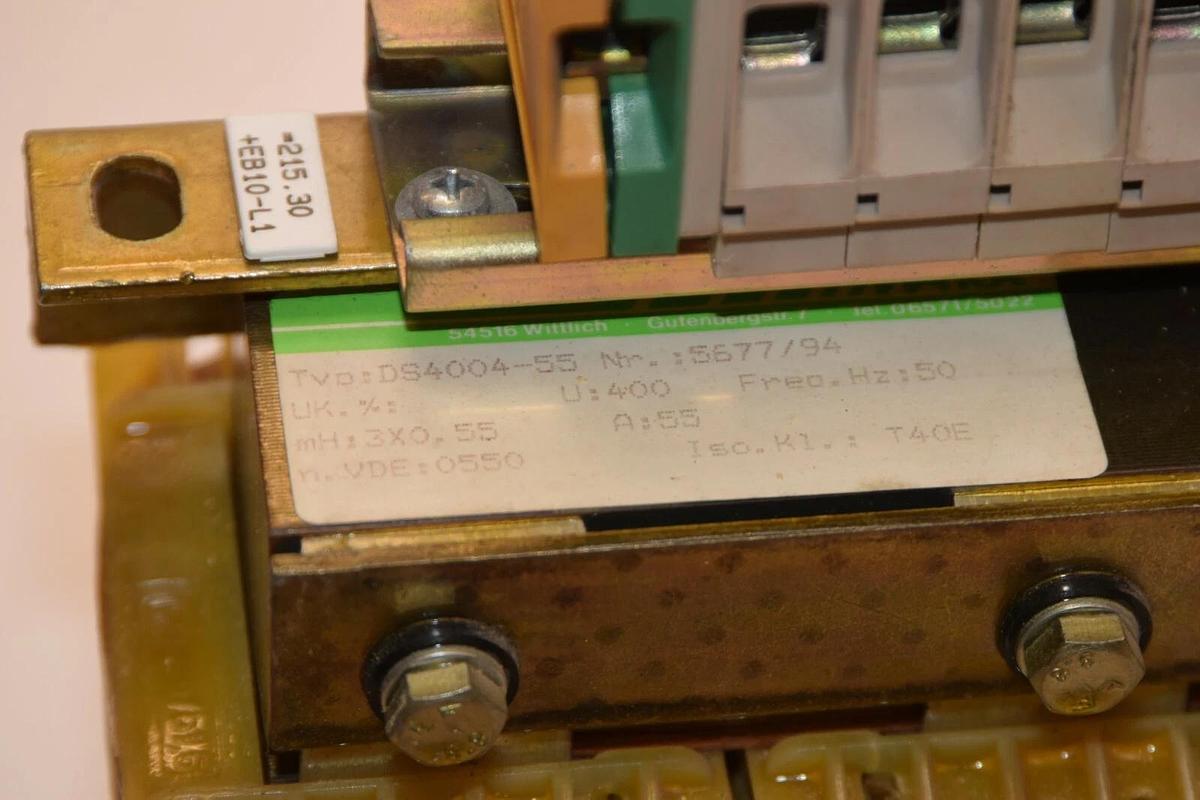 Used EMB WITTLICH 54516 DS4004-55 5677/94 50Hz 400U Transformer