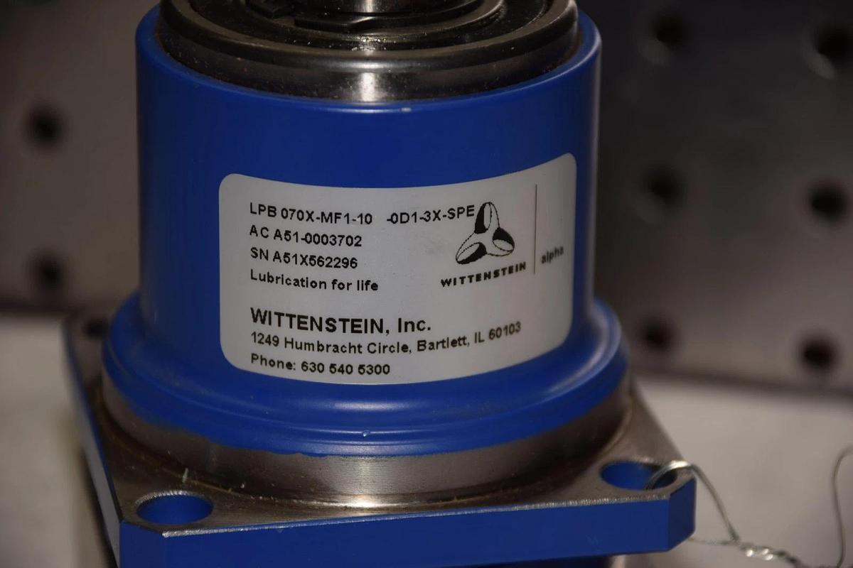 Used WITTENSTEIN LPB 070X-MF1-10-0D1-3X-SPE Planetary Gear Head