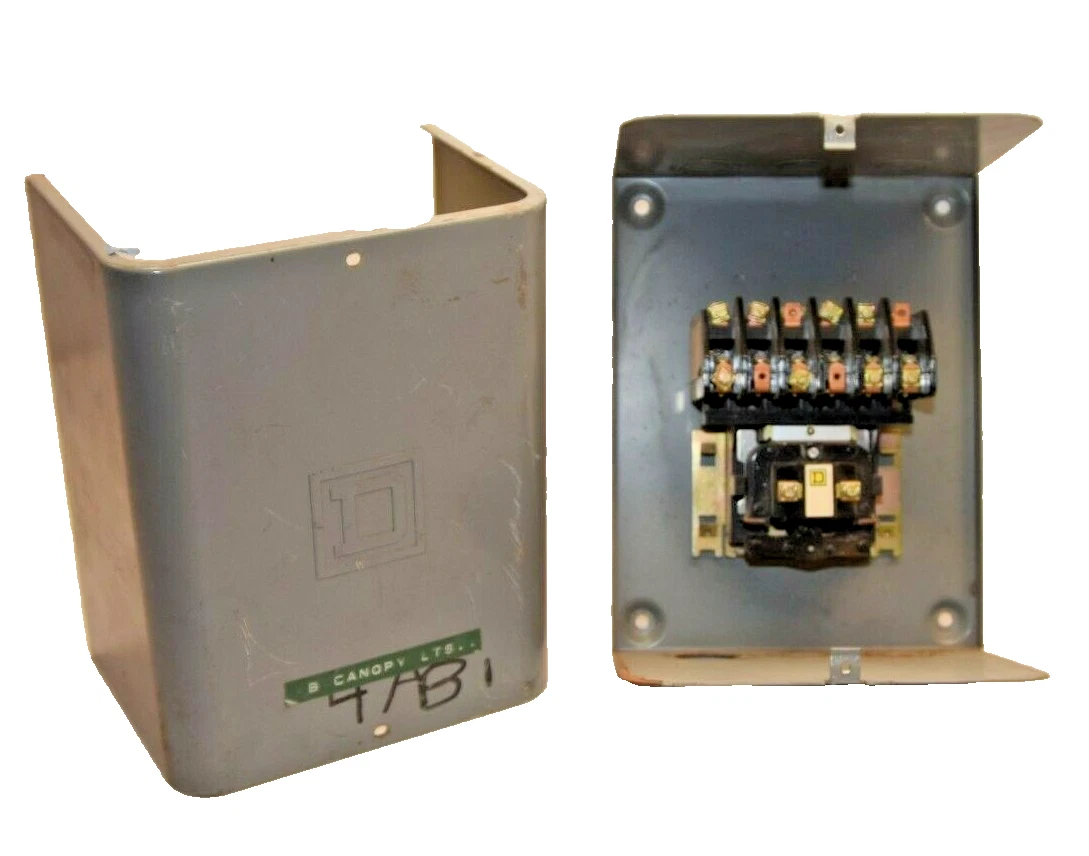 Used SQUARE D LL0 60 LL0-60 Series B Lighting Contactor
