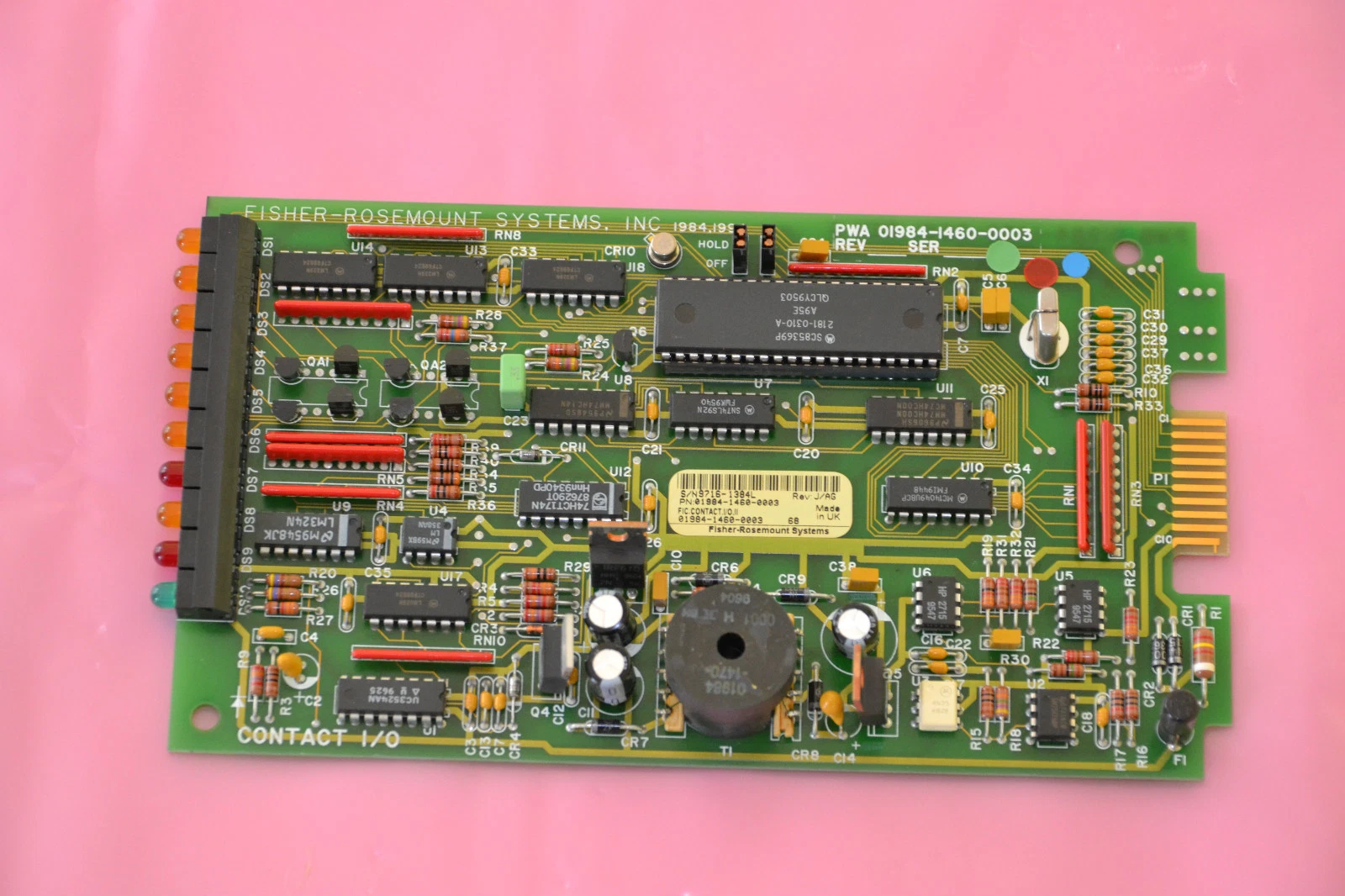 Used FISHER ROSEMOUNT POWER SUPPLY BOARD PWA 01984-1460-0003 0198414600003 REV. G/R