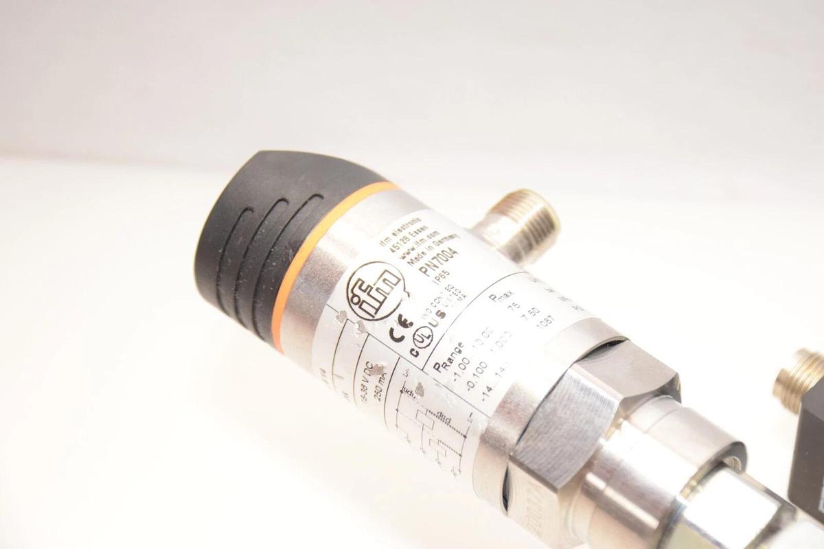 Used FESTO HEE-D-MIDI-24-M12-VW-SA 539915 SA-219181 On/Off Valve W/ IFM PN7004 Sensor