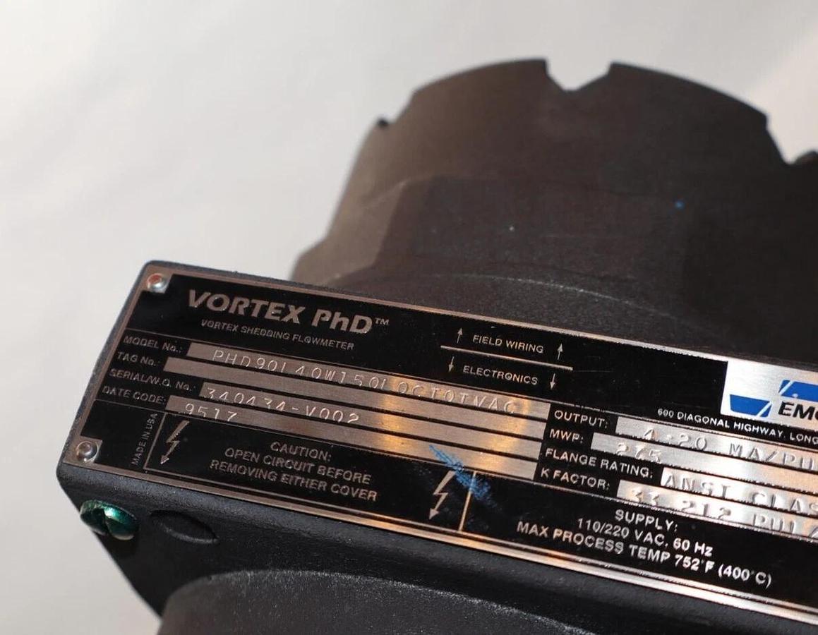 (NEW) VORTEX PHD90L40W150L0CT0TVAC 275MWP 4-20MA/Pulse Shedding Flowmeter