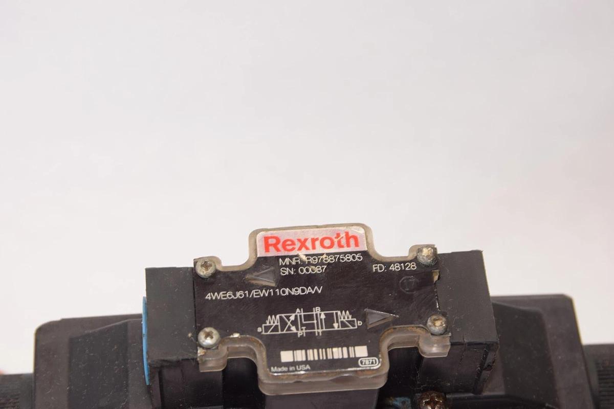 Used BOSCH / REXROTH R978875805 4WE6J61/EW110N9DAVV Directional Valve