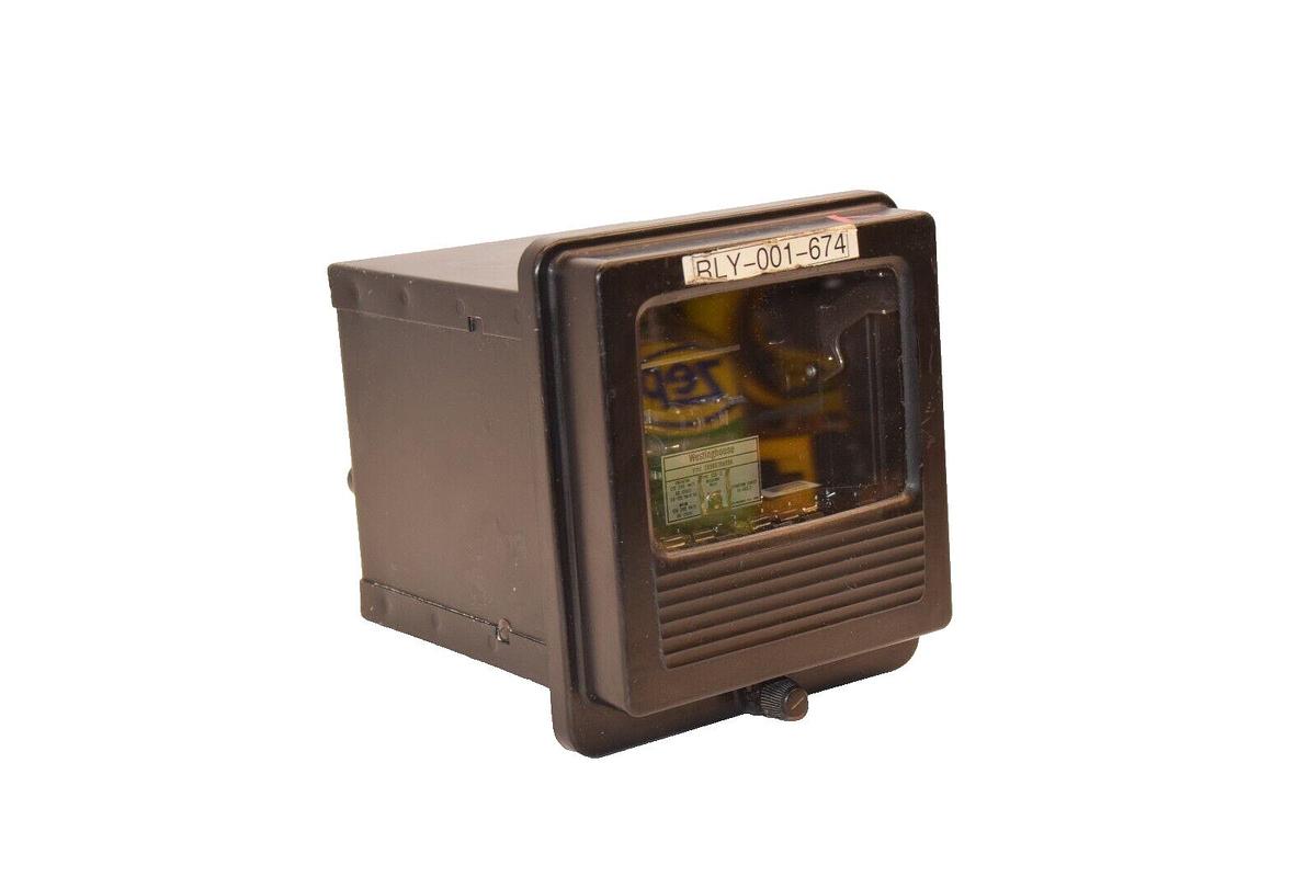 Used WESTINGHOUSE 289B870A09A 120-24V 60Cy Type SGR-12 Reclosing Relay