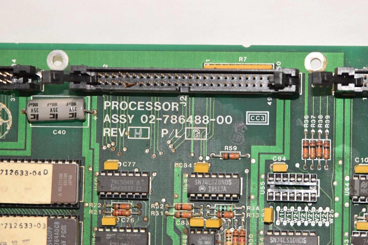 Used EMERSON / LIEBERT 02-786488-00 Rev H P/L G Processor Board