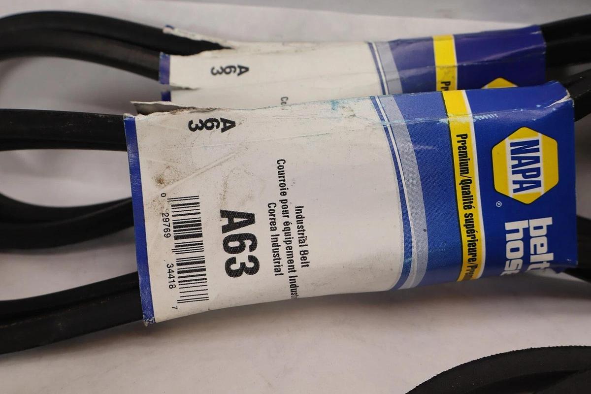 (NEW - Lot of 4) GATES / NAPA A63 V-Belt