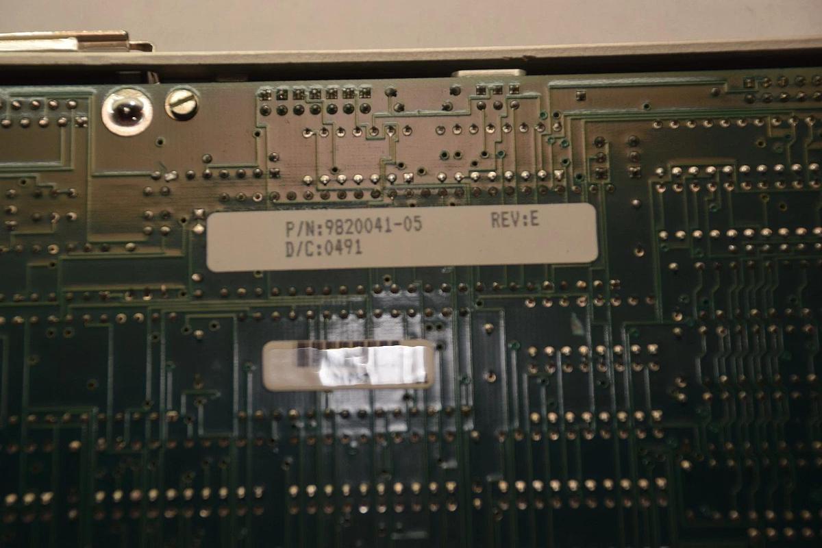 Used NOVELL Circuit Board PC Card 9820041-05 REV E DC 0491