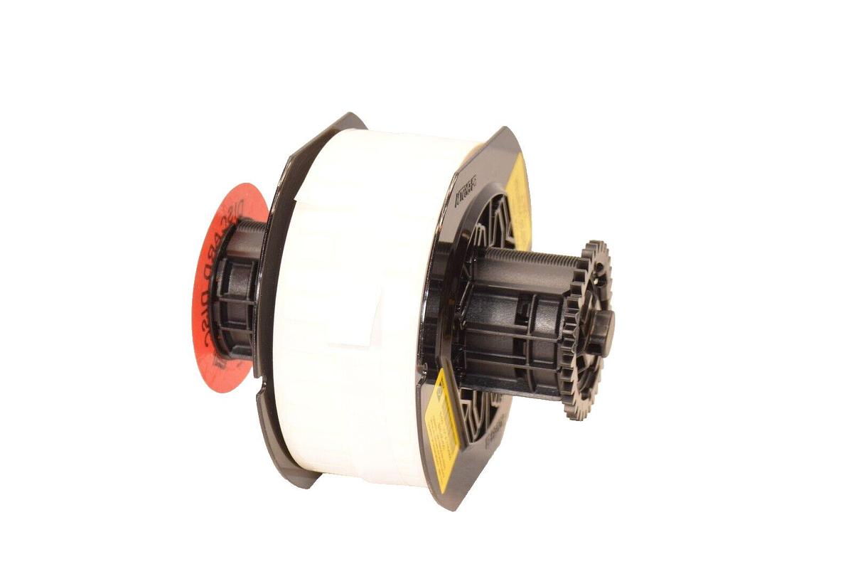 (NEW) BRADY B33-45-423 1.50" x 0.25" White Workhorse Labels