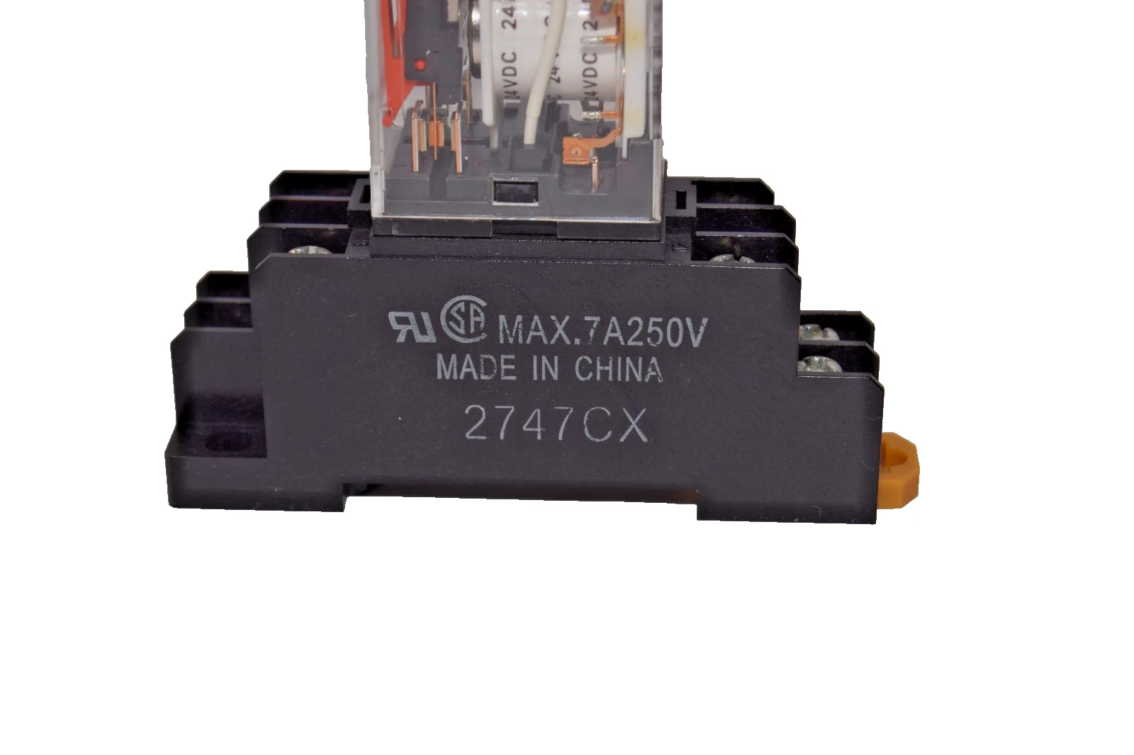 Used (Lot of 4) OMRON MY2N-GS MY2NGS 24 Vdc 24vdc Relay with Base 2747CX