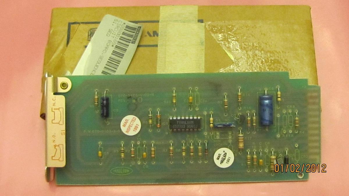 Used PANALARM CIRCUIT BOARD 12VDC 070-0103-5-03-N 0700103503N
