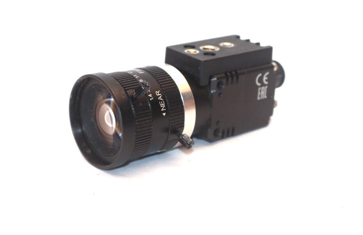 Used OMRON FZ-S2M , FZS2M 8mm 1:1.4 , 2/3" Camera with 2 Mega Pixel Lens and Mount