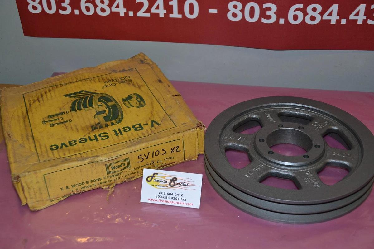TB Woods V-Belt V Belt Sheave 5V10.3X2 5V103X2   NEW