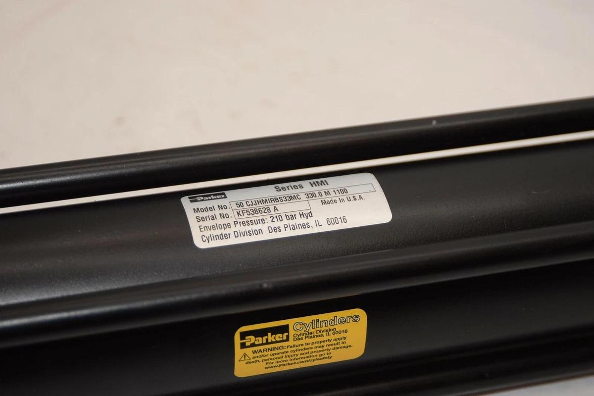 (NEW) PARKER HMI  50CJJHMIRBS33MC 330.0M 1100 210 Bar USA Pneumatic Cylinder