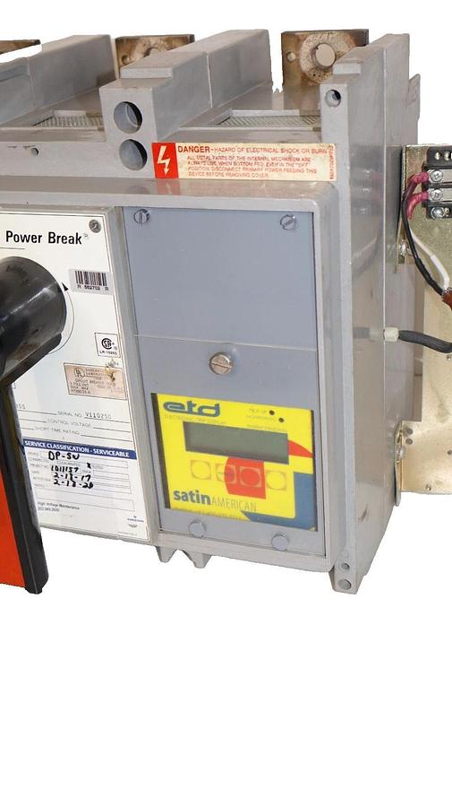Refurbished GE General Electric Circuit Breaker Power Break 800A Amp TP88SS w/ ETD ETC-12