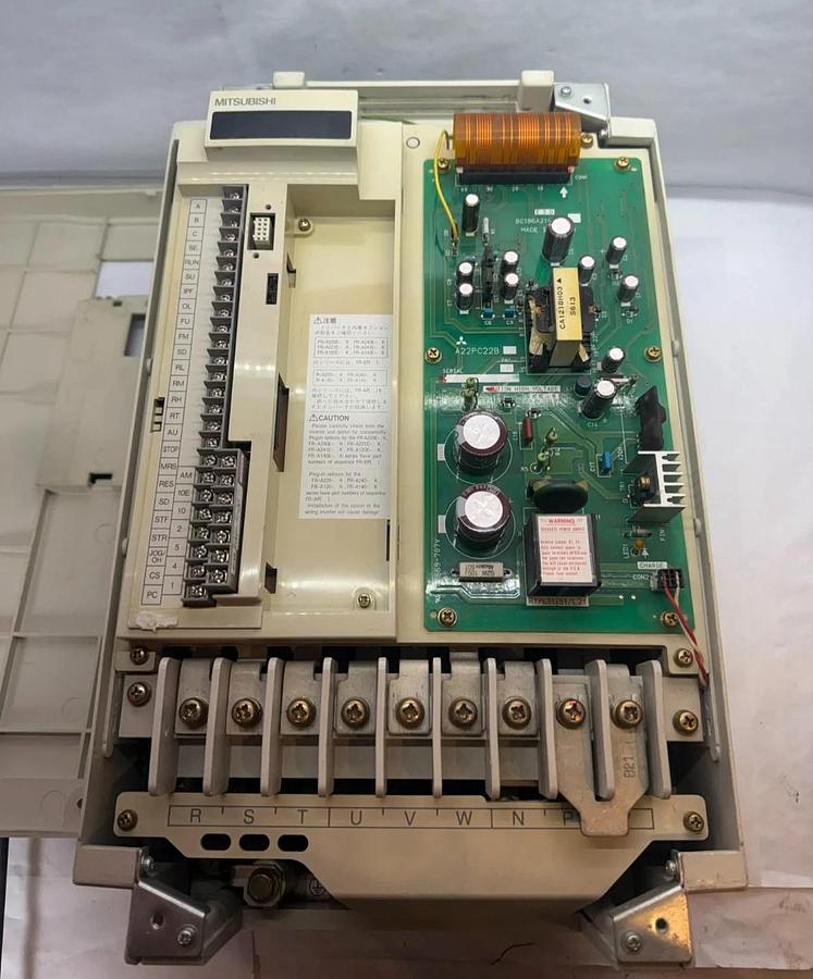 Used Mitsubishi Freqrol A-200 20HP Inverter Drive FR-A220E-15K-TF2 FRA220E15KTF2