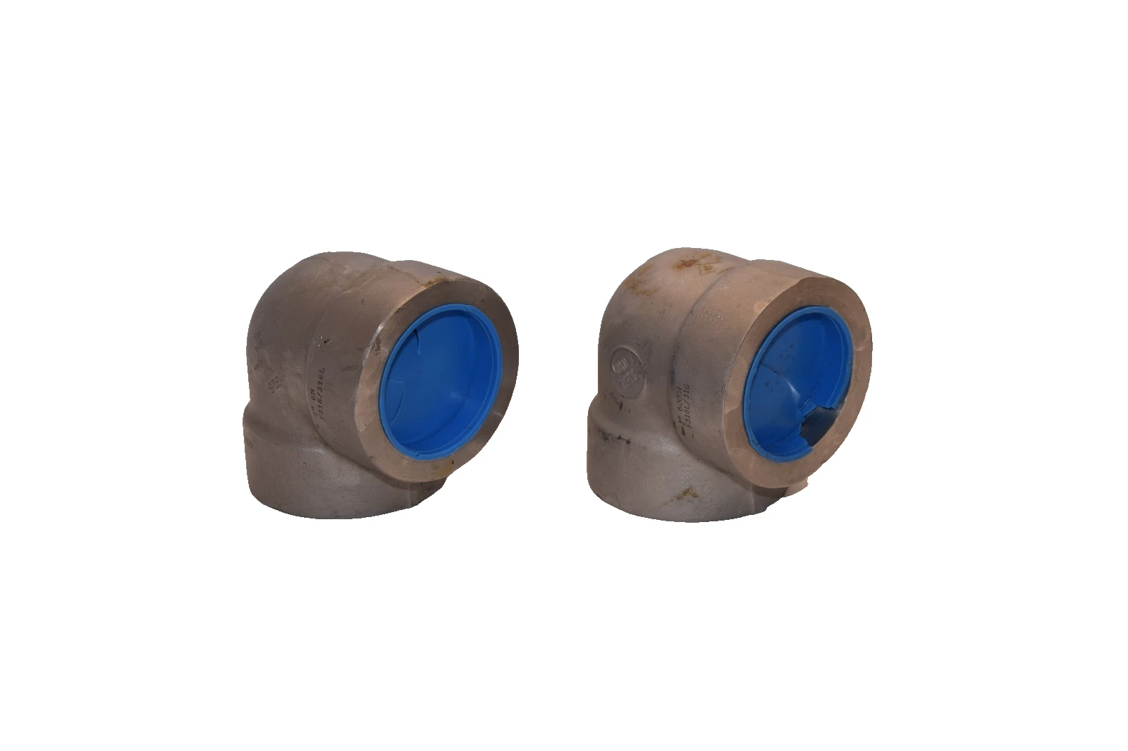 ASP A182F B16 2" Stainless Steel 90 Degree Socket Connect Elbow (New - Lot of 2)
