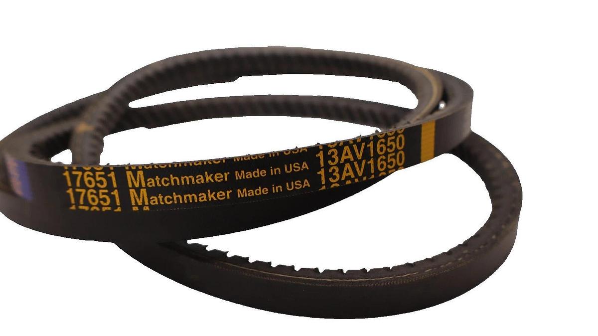 (NEW) DAEWOO / GOODYEAR 4S6209 , 17651 , 13AV1650 Gatorback Cogged V-Belt USA