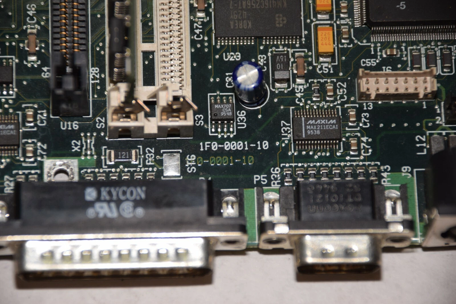 Used Nematron Mother Board 1F0-0001-10 1S0-0001-1C from 5840 ICC525-74210300 hdd2714