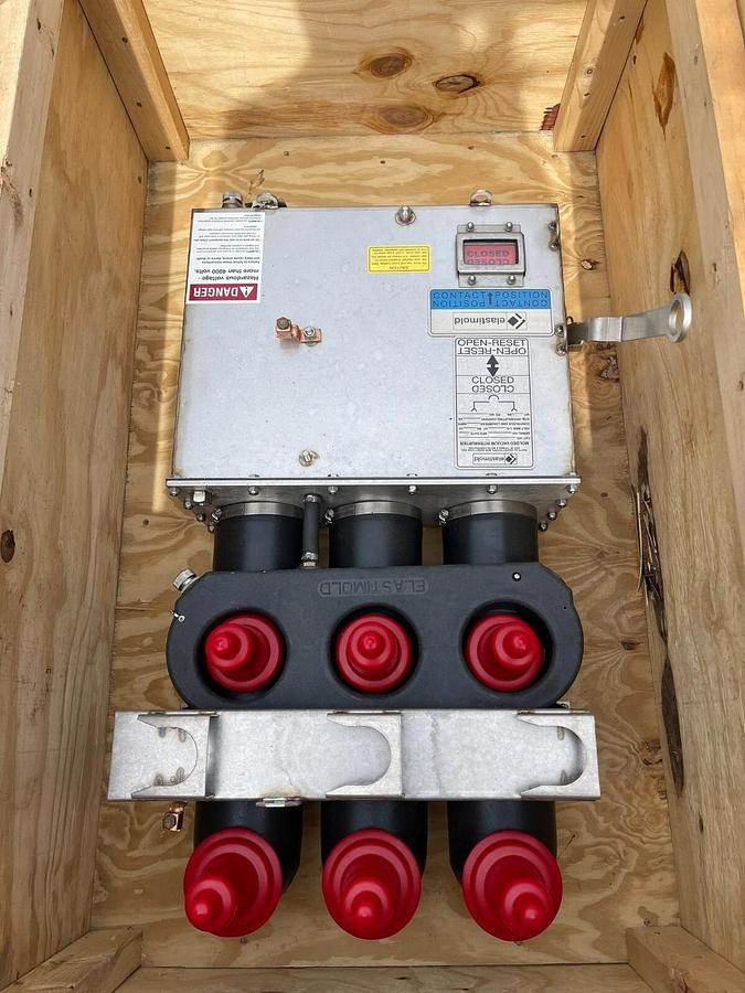 Elastimold Molded Vacuum Switch MVI3-21-15-66-PS MVI3211566PS 600A 15.5kv NEW