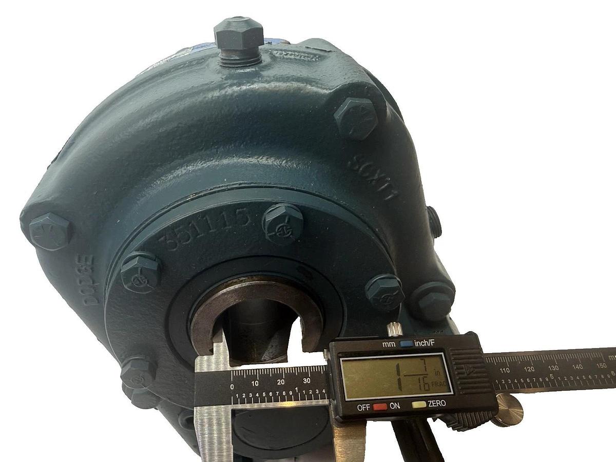 Dodge SCXT115 351163-DA Torque-arm Speed Reducer Gear box 15.35 : 1, 7.13 HP New