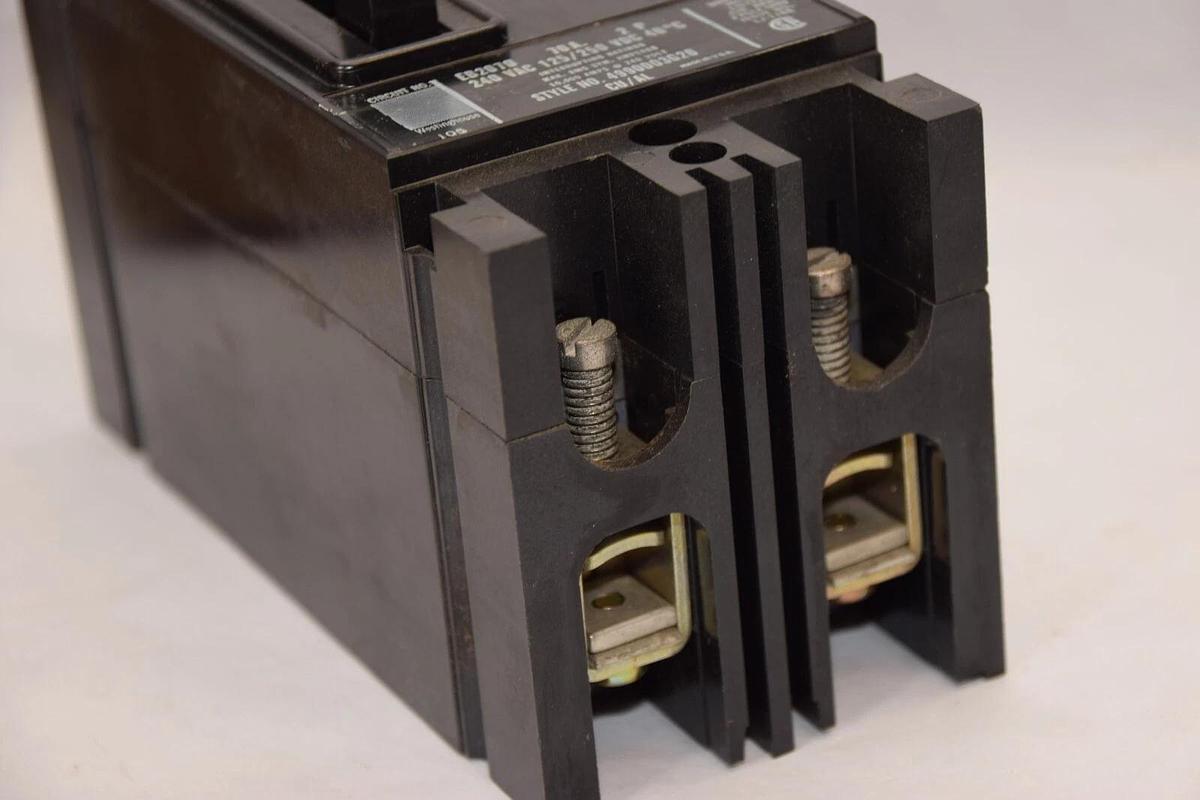 (NEW) WESTINGHOSE EB2070 70A 2 Pole 240Vac Circuit Breaker