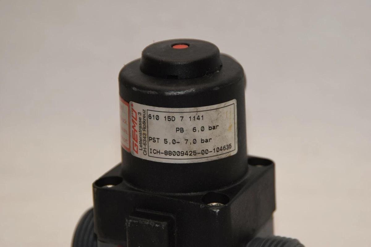 (NEW) GEMU 61015D71141 ICH-88009425-00-104635 PST 5.0-7.0 Bar Diaphragm Valve