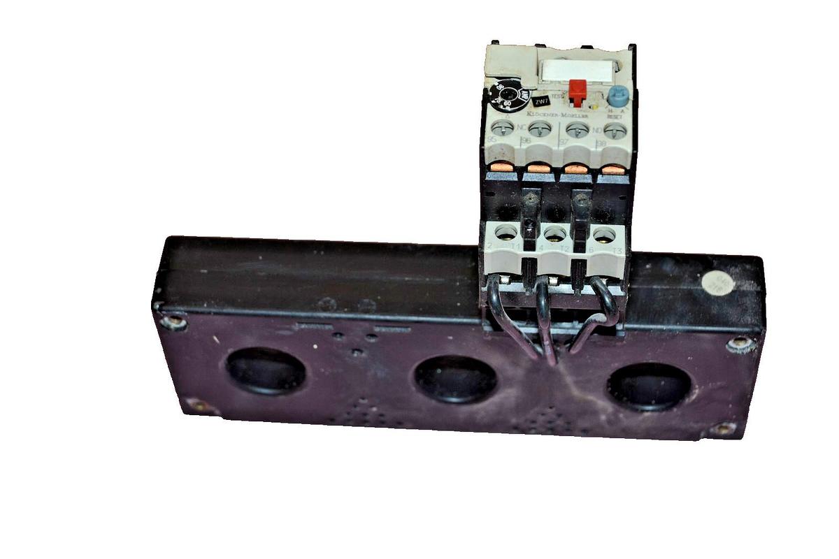 Used KLOCKNER MOELLER CURRENT TRANSFORMER THERMAL OVERLOAD RELAY ZW7-90 ZW790 60-90A