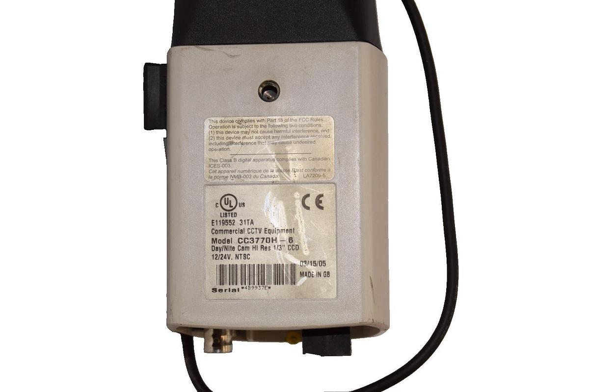 Used Pelco CC3770H-6 Day/Nite Camera With Aspherical 2.8-12mm 1/3" Lens